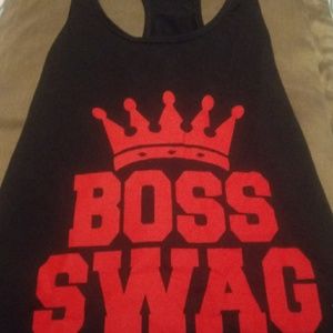 A woman muscle tank top.